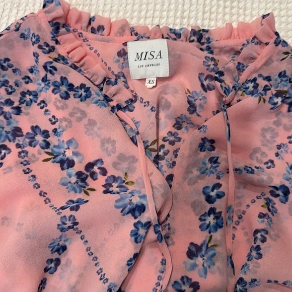 Misa Los Angeles Pink Floral Dress - Picture 5 of 5